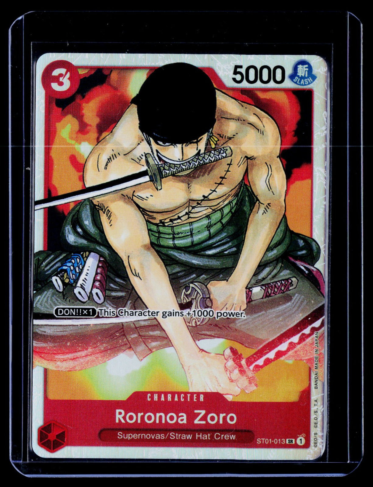 Roronoa Zoro ST-01 Foil NM