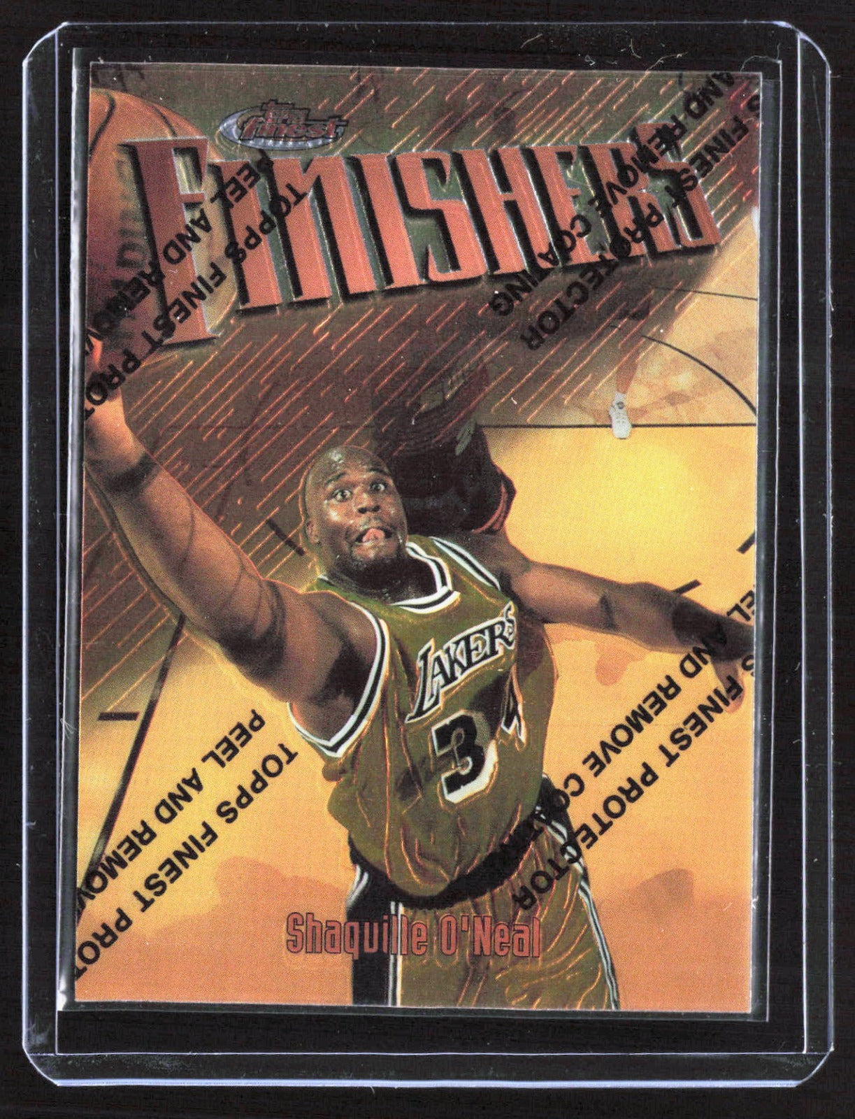 1997-98 Finest Shaquille O'Neal 50 Basketball Los Angeles Lakers