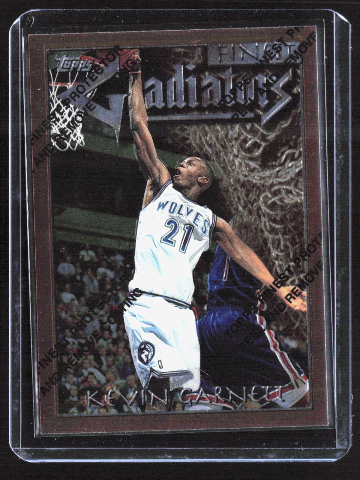 1996-97 Finest Kevin Garnett 66 Basketball Minnesota Timberwolves