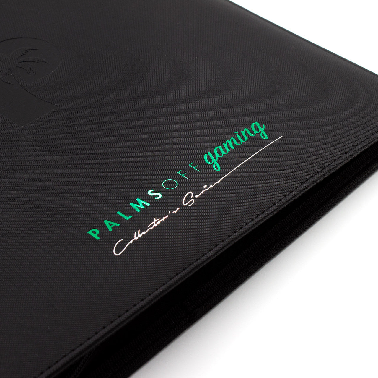 Palms off Collector's Series 12 Pocket Zip Trading Card Binder - BLACK