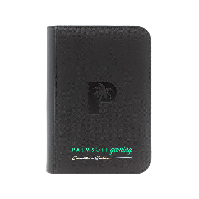 Palms Off Collector's Series 4 Pocket Zip Trading Card Binder - BLACK
