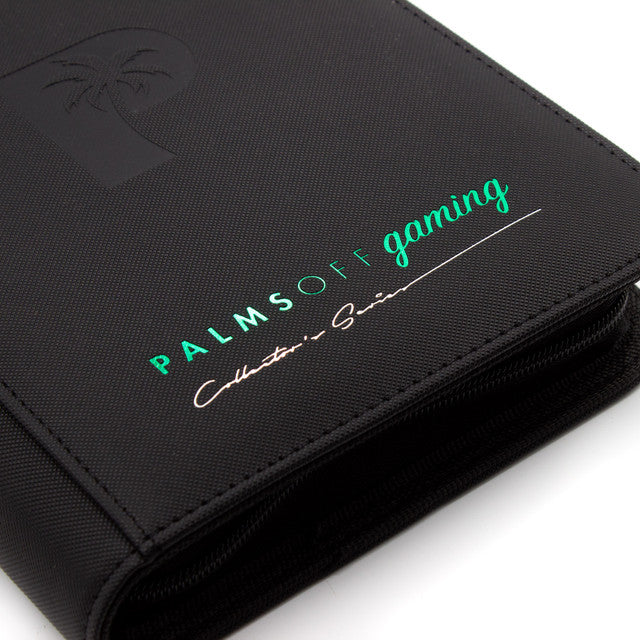 Palms Off Collector's Series 4 Pocket Zip Trading Card Binder - BLACK
