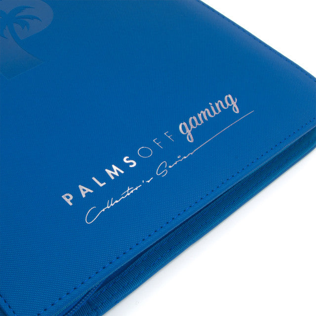 Palms Off Collector's Series 9 Pocket Zip Trading Card Binder - BLUE