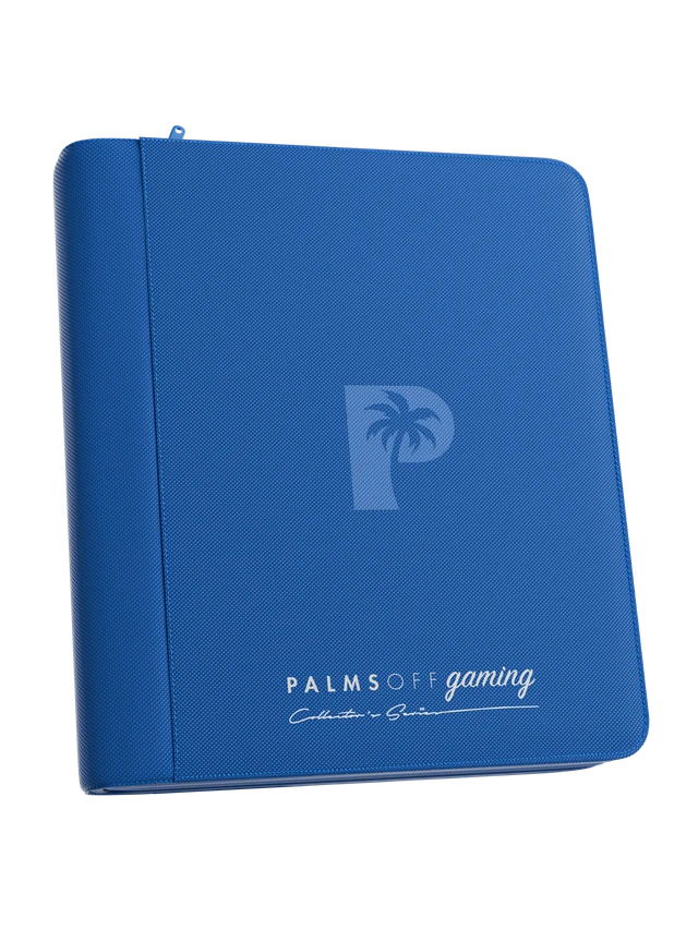 Collector's Series Top Loader Zip Binder - 4 Pocket - Blue
