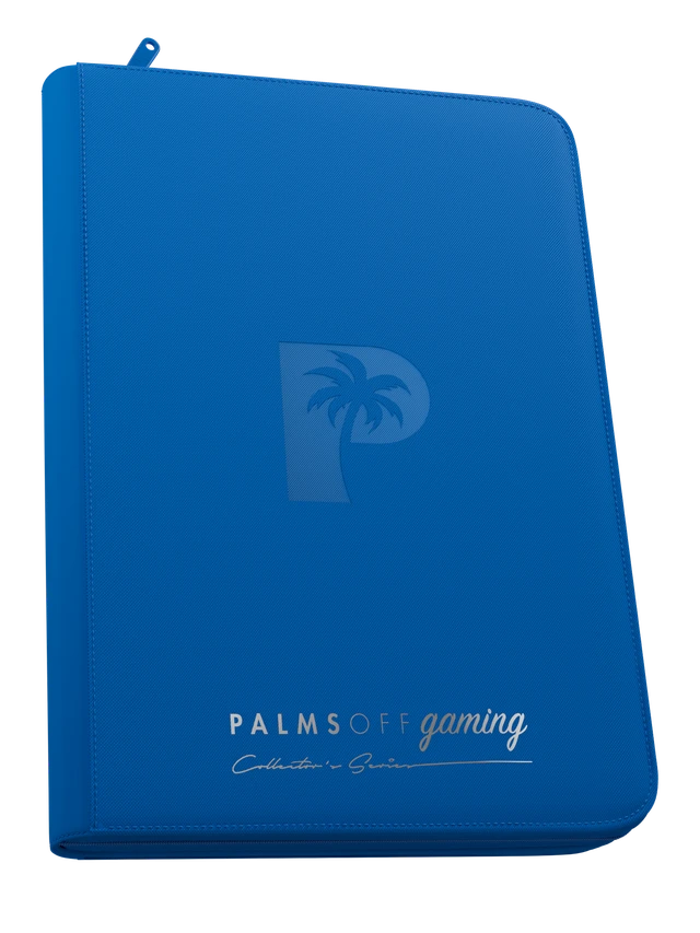 Collector's Series Top Loader Zip Binder - 9 Pocket - Blue
