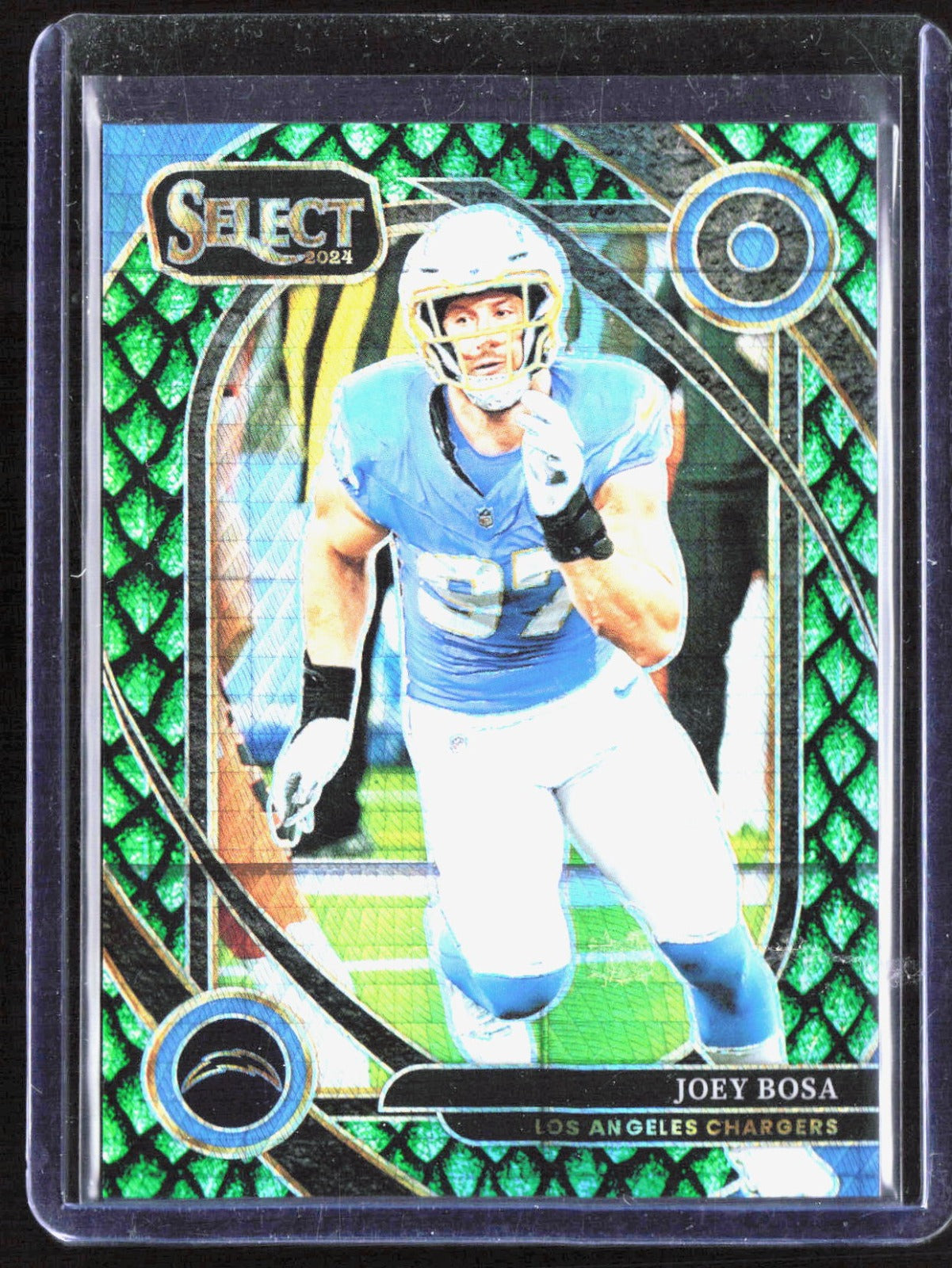 2024 Panini Select - Dragon Scale Prizm Joey Bosa 270 /81 Los Angeles Chargers