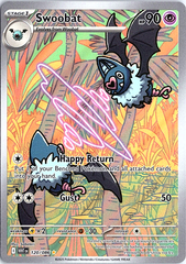 Swoobat Illustration Rare SV: White Flare 120/086 NM