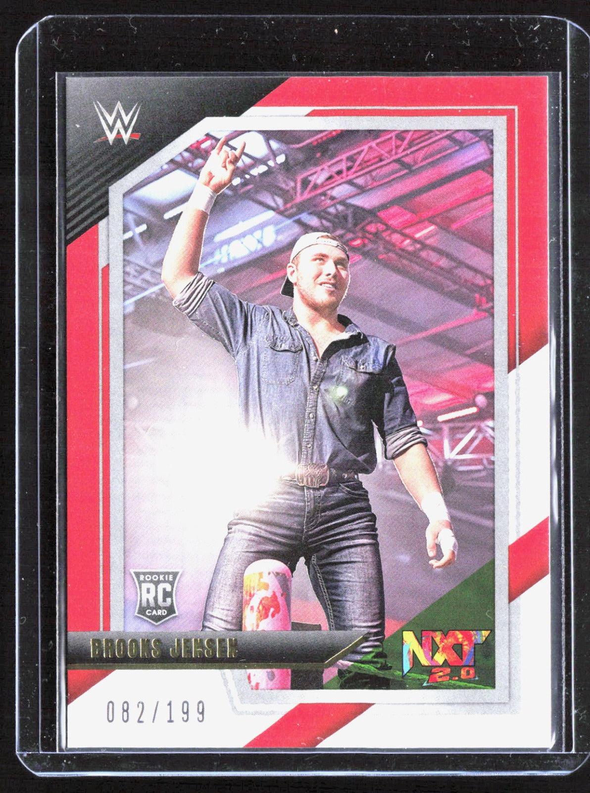 2022 Panini NXT 2.0 WWE - Red Brooks Jensen 35 /199 Wrestling