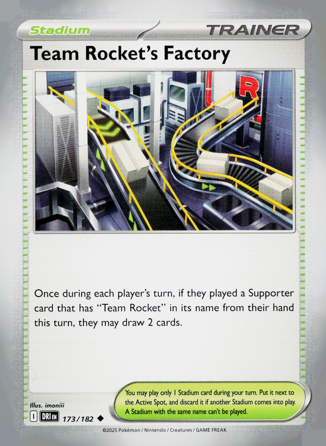 Team Rocket's Factory DRI 173/182 NM