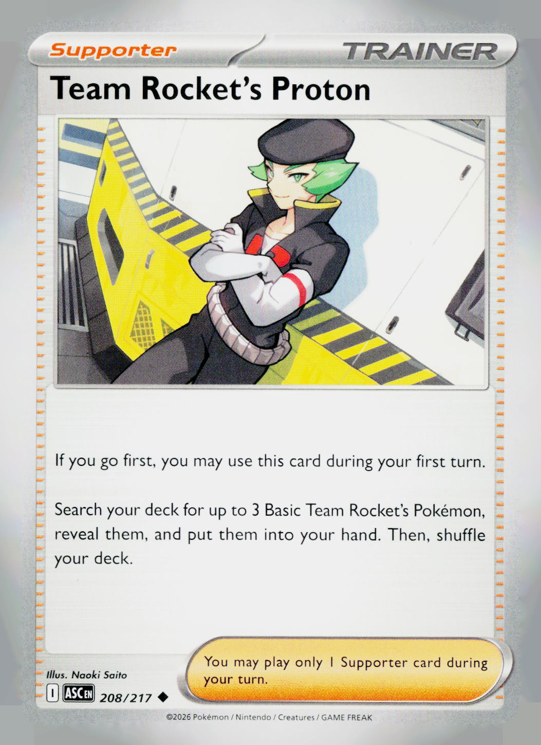 Team Rocket's Proton ASC 208/217 NM
