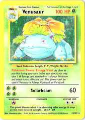 Venusaur Holo Rare Base Set 015/102 MP
