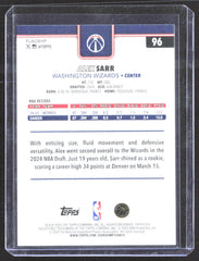 2025-26 Topps - Rainbow Foilboard Alex Sarr 96 Basketball Washington Wizards