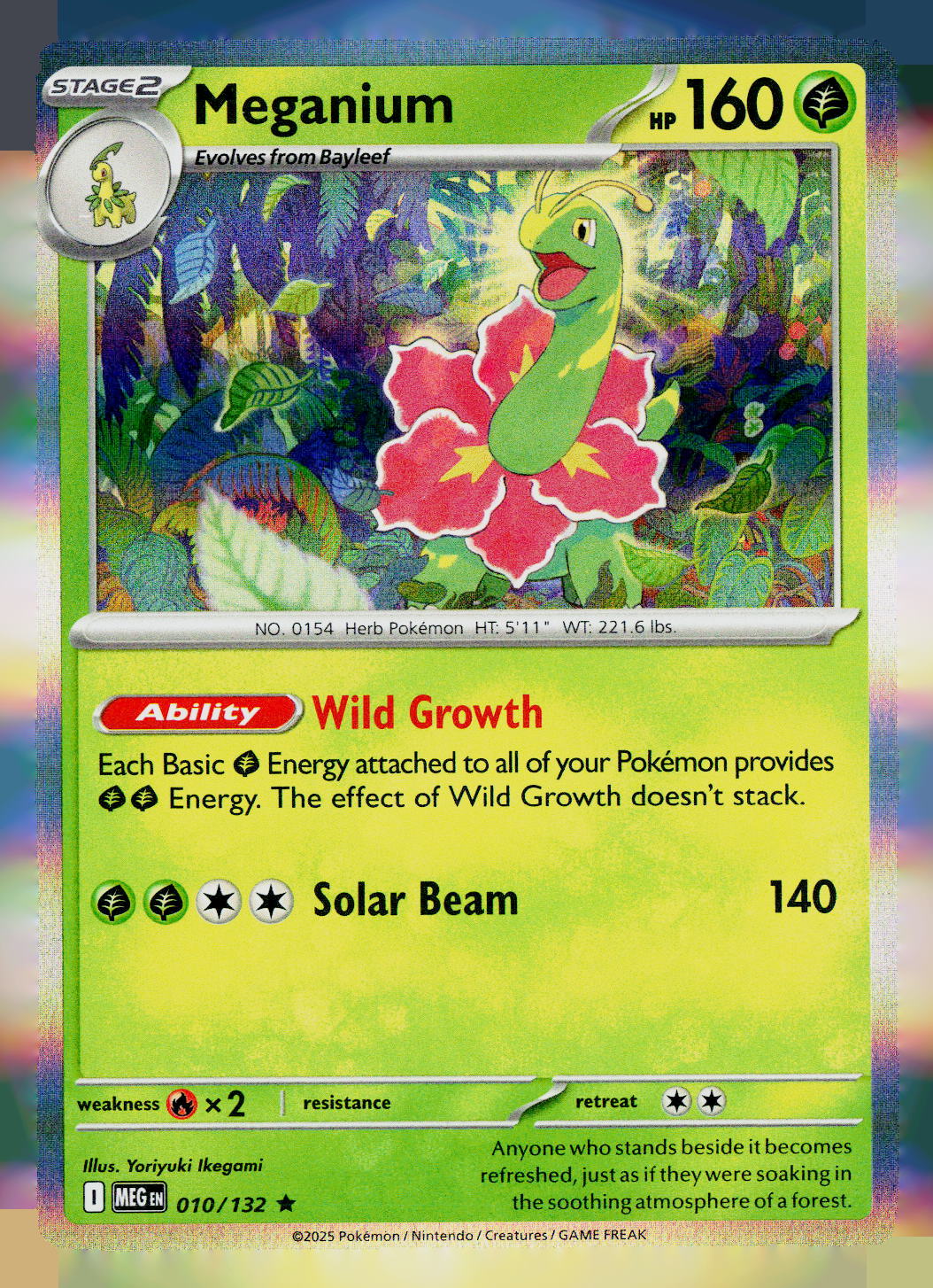 Meganium MEG 010/132 Holo NM