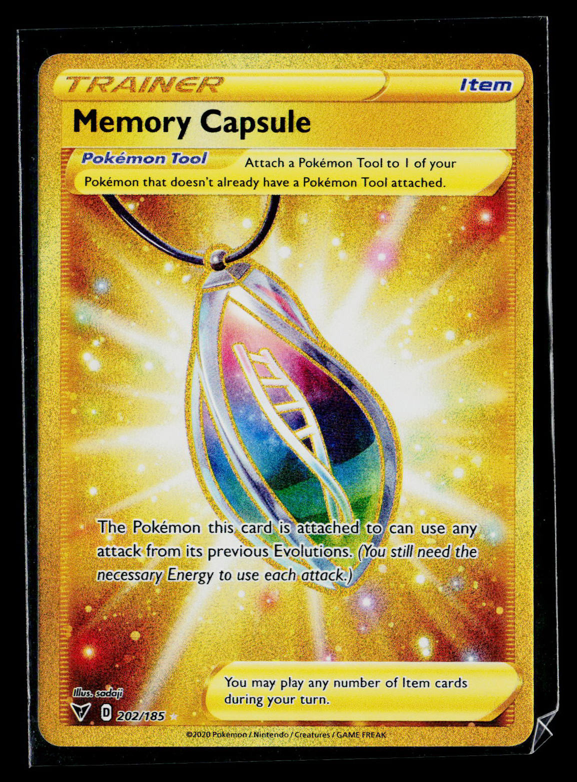 Memory Capsule (Secret) Holo SWSH04: Vivid Voltage 202/185 NM