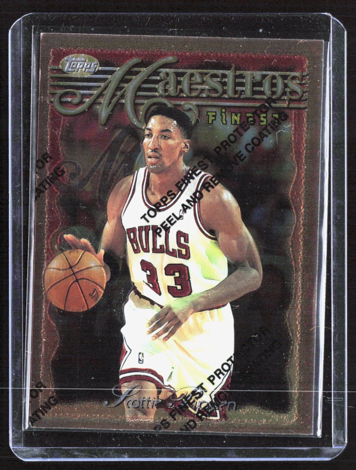 1996-97 Finest Scottie Pippen 1 Basketball Chicago Bulls