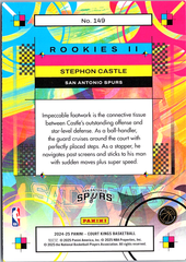 Stephon Castle Panini Court Kings 149 NM (Back)