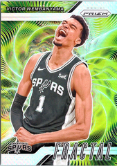 2024-25 Panini Prizm - Fractal Victor Wembanyama 10 Basketball San Antonio Spurs