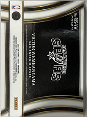 Victor Wembanyama Panini Select - Jumbo Rookie Swatches RJS-VW NM (Back)