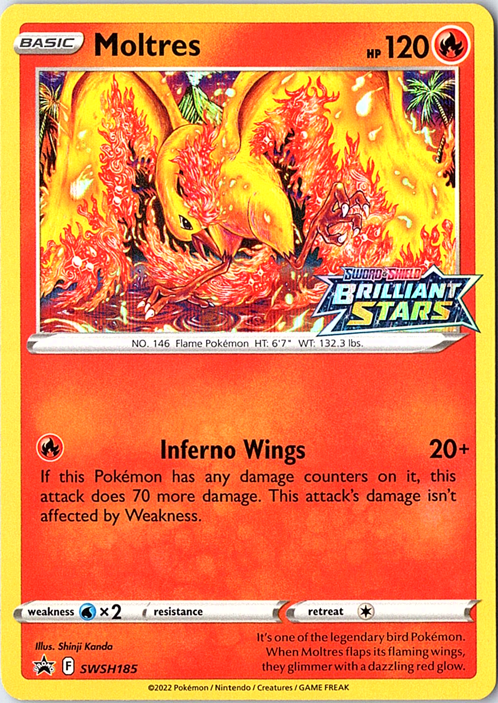 Moltres Promo SWSH: Sword & Shield Promo Cards SWSH185 NM