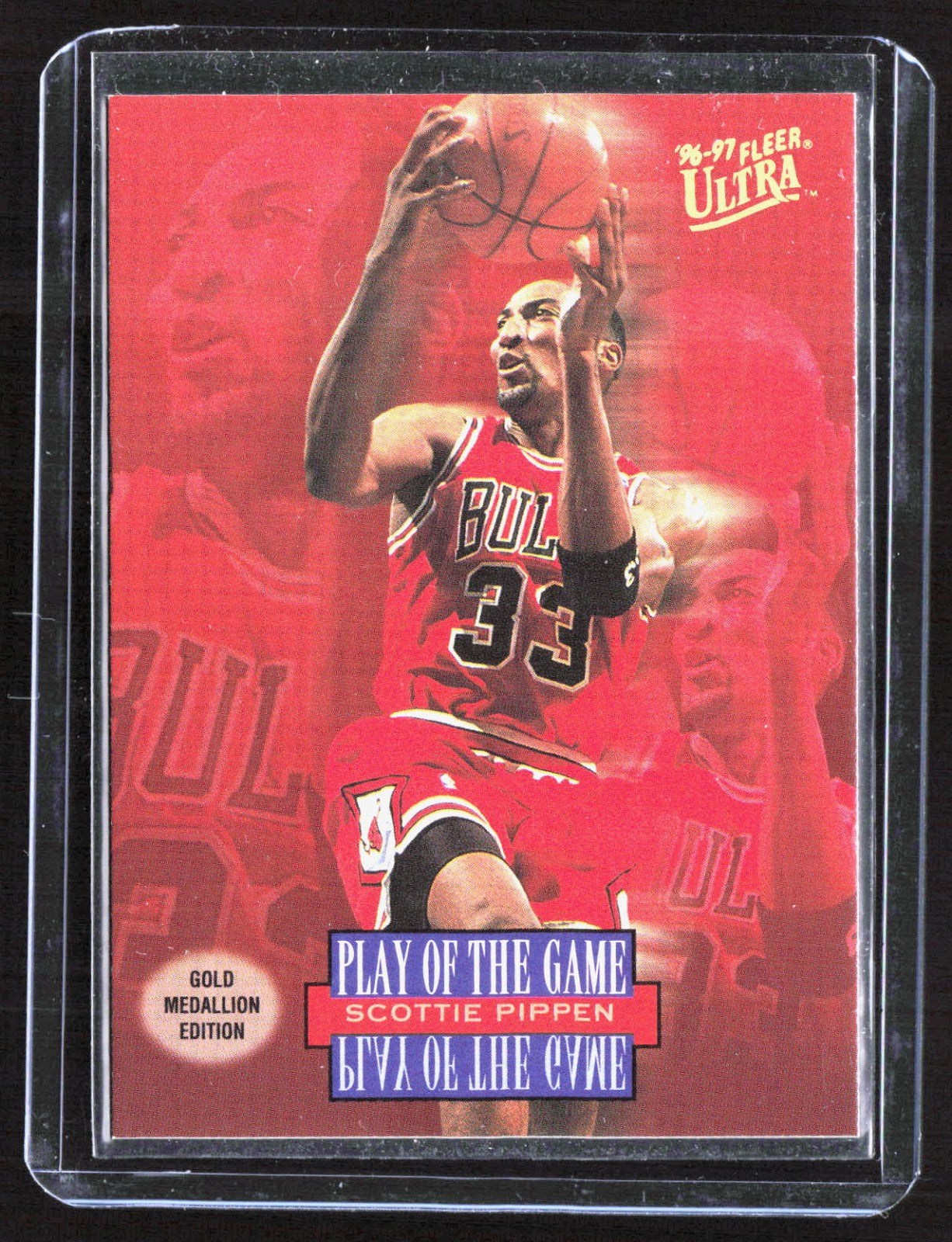 1996-97 Ultra - Gold Medallion Scottie Pippen G-297 Basketball Chicago Bulls