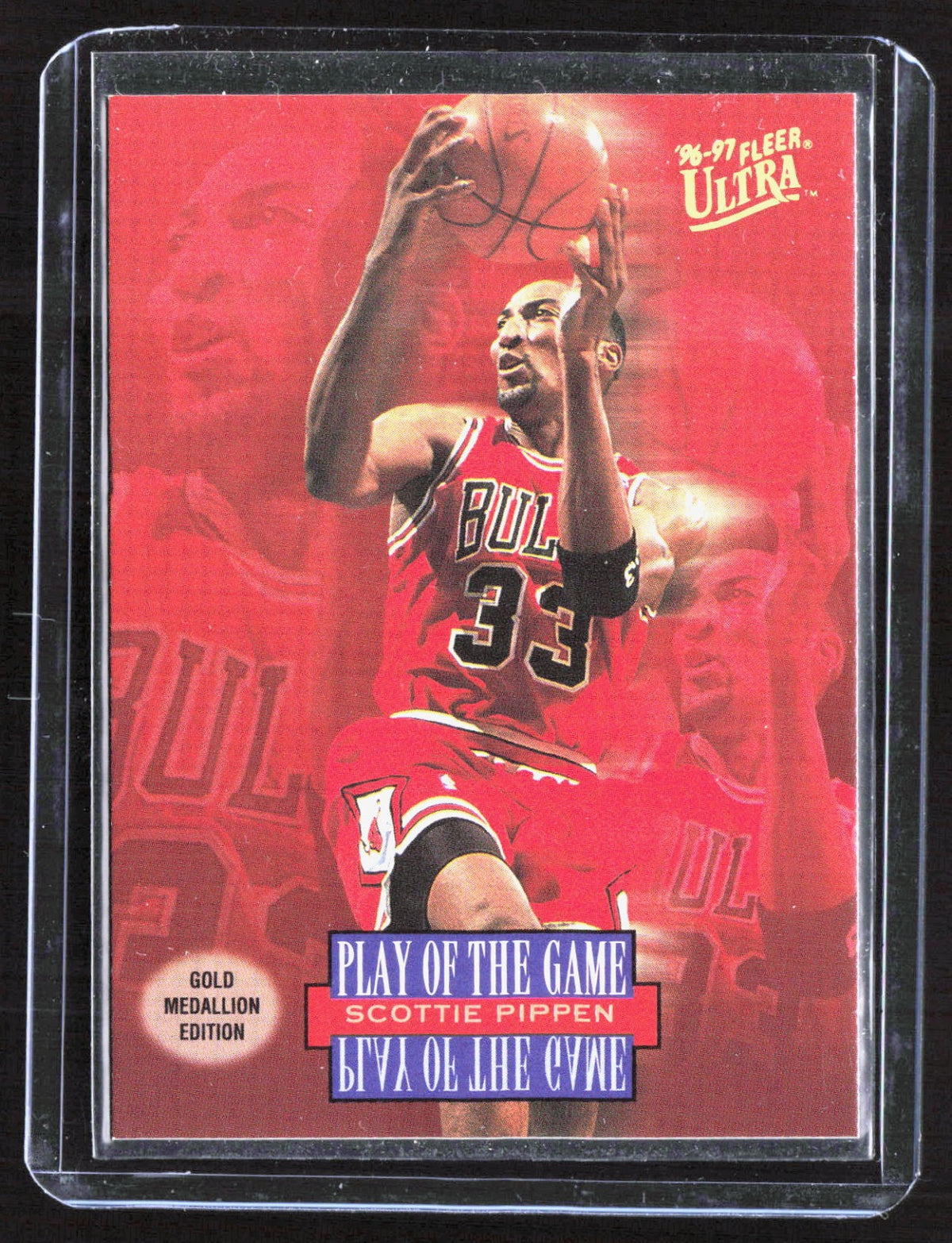 1996-97 Ultra - Gold Medallion Scottie Pippen G-297 Basketball Chicago Bulls