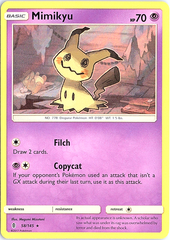 Mimikyu Holo Rare SM - Guardians Rising 58/145 NM