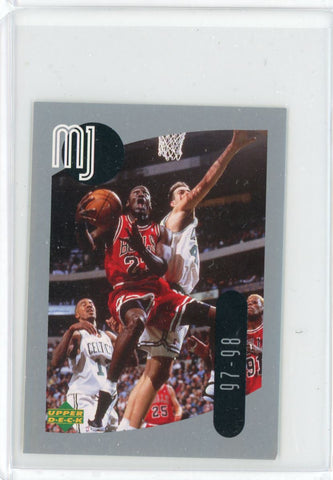 1998 Upper Deck Sticker Michael Jordan 56