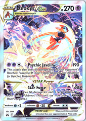 Deoxys VSTAR Ultra Rare SWSH: Crown Zenith: Galarian Gallery GG46/GG70 NM