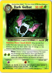Dark Golbat (7) Holo Rare Team Rocket 07/82 LP