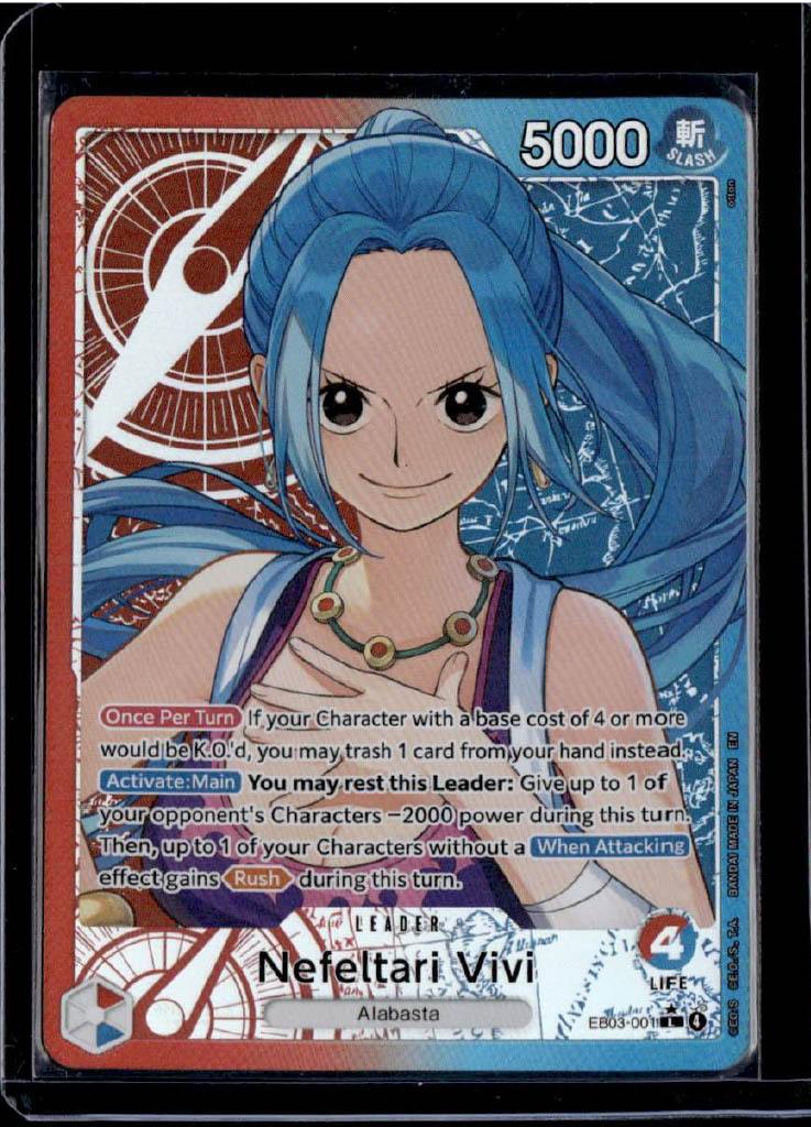 Nefeltari Vivi (001) (Alternate Art) Foil Extra Booster: One Piece Heroines Edition EB03-001 NM