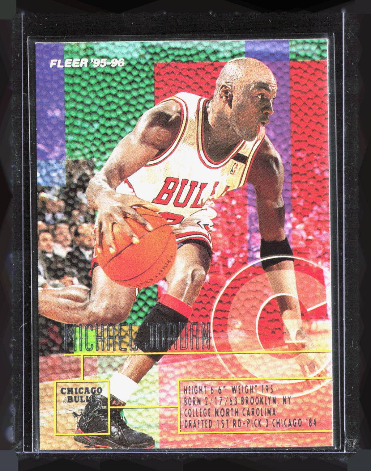 1995-96 Fleer Michael Jordan 22 Basketball Chicago Bulls