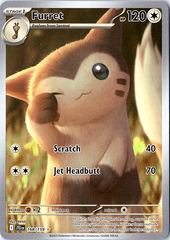 Furret Illustration Rare SV09: Journey Together 168/159 NM