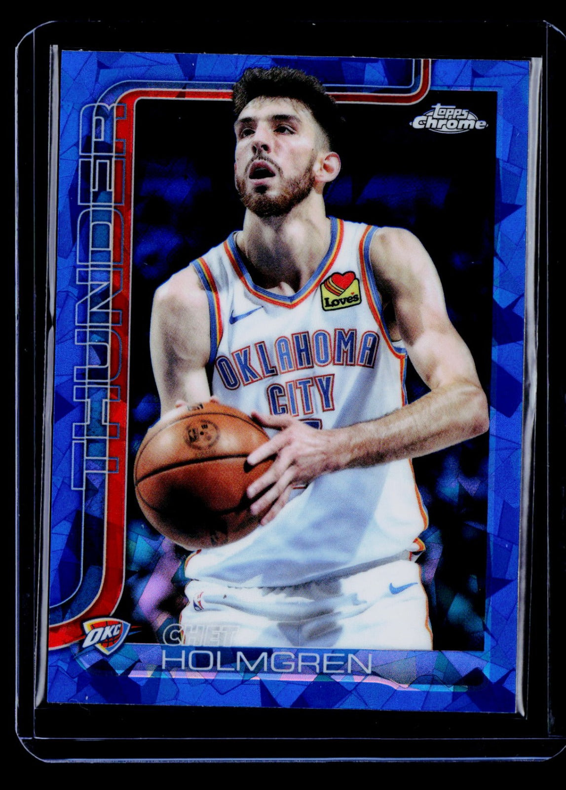 Chet Holmgren Topps Chrome sapphire 134 NM