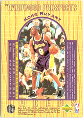 Kobe Bryant Upper Deck UD3 19 NM (Back)