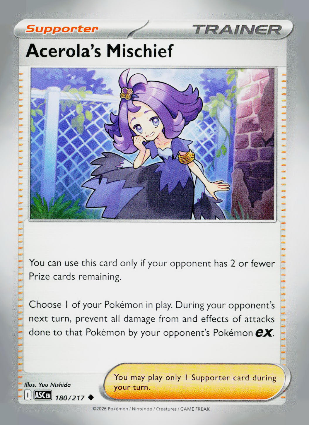 Acerola's Mischief ASC NM