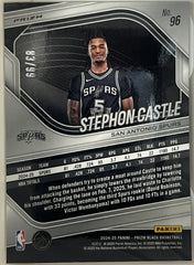 Stephon Castle Panini Prizm Black - Purple Prizms 96 NM (Back)