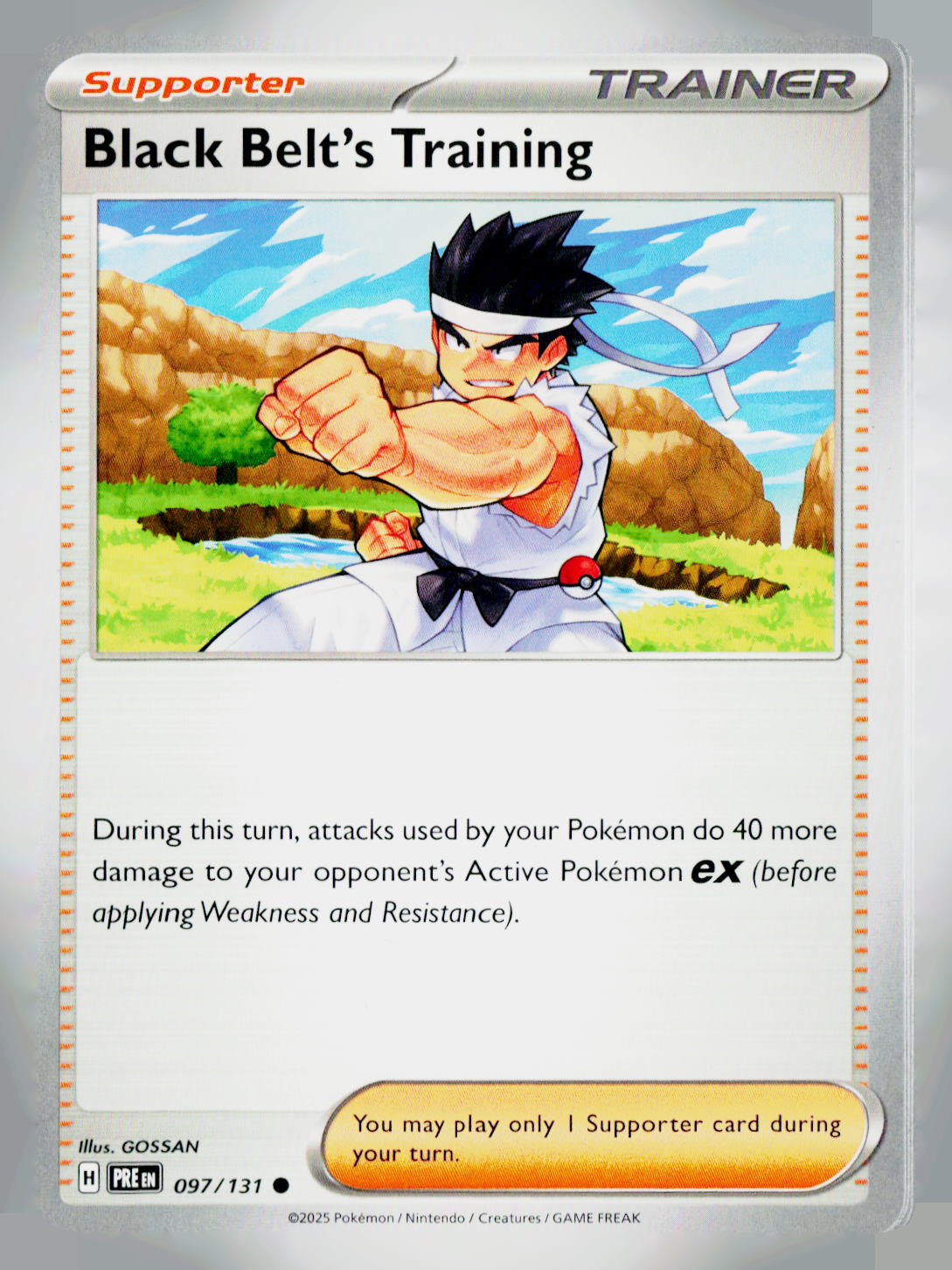 Black Belt's Training PRE 097/131 NM