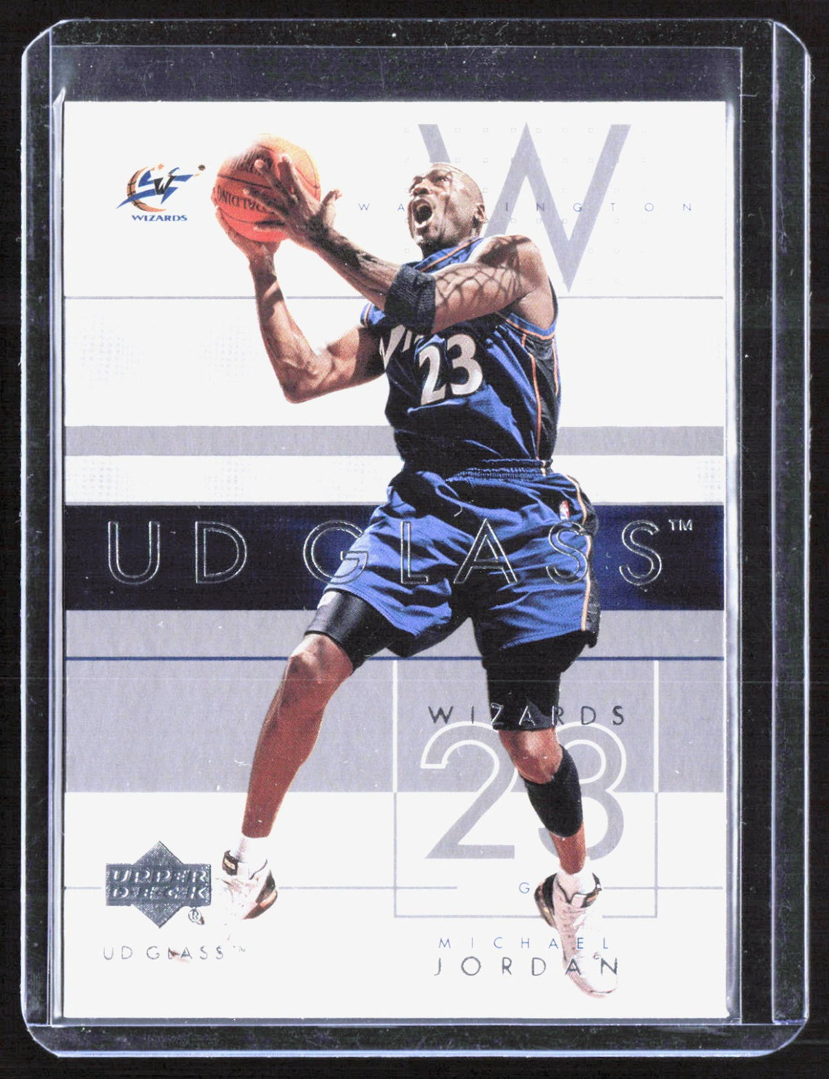 2002-03 UD Glass Michael Jordan 90 Basketball Washington Wizards
