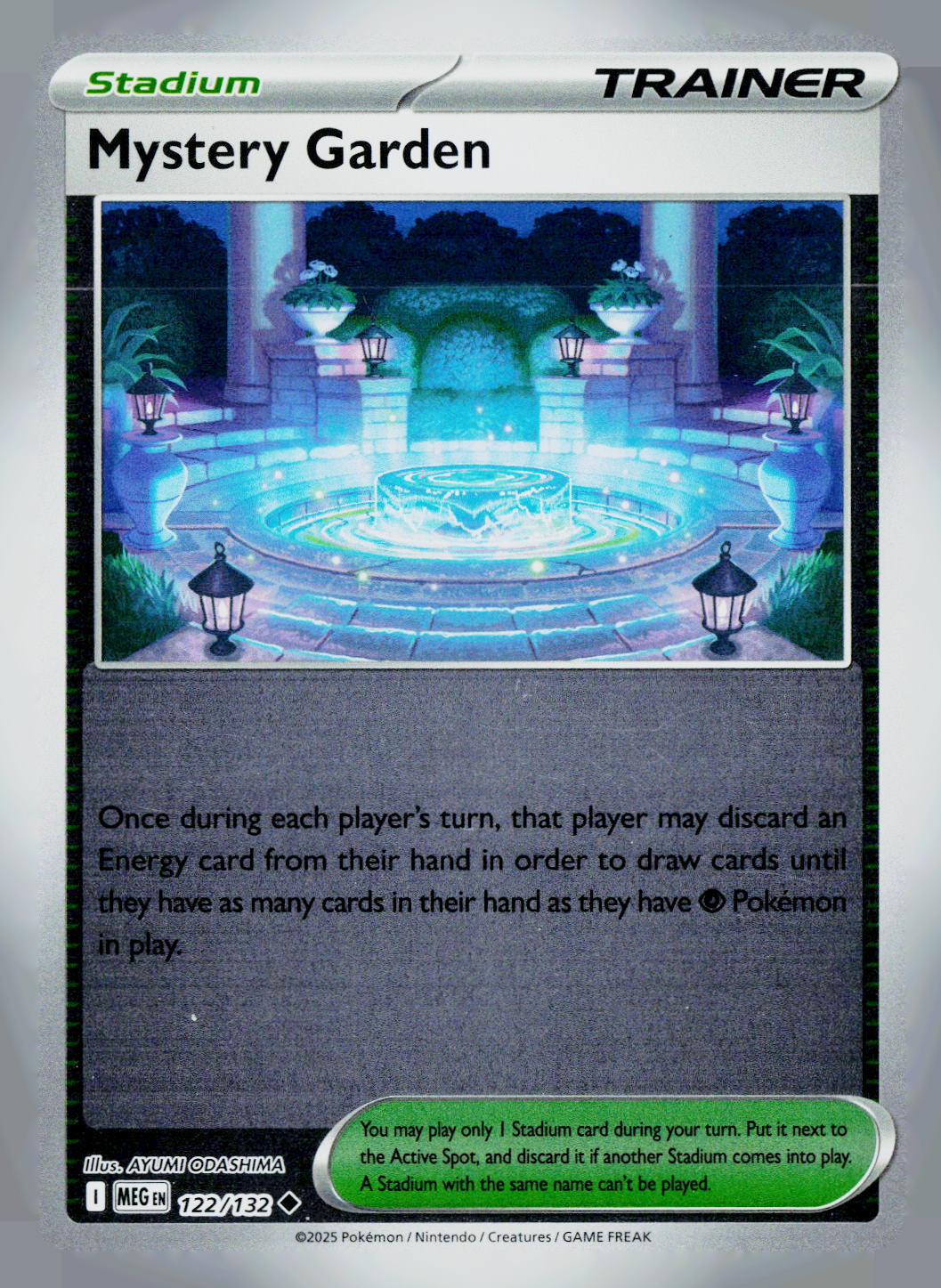 Mystery Garden MEG 122/132 Reverse Holo NM