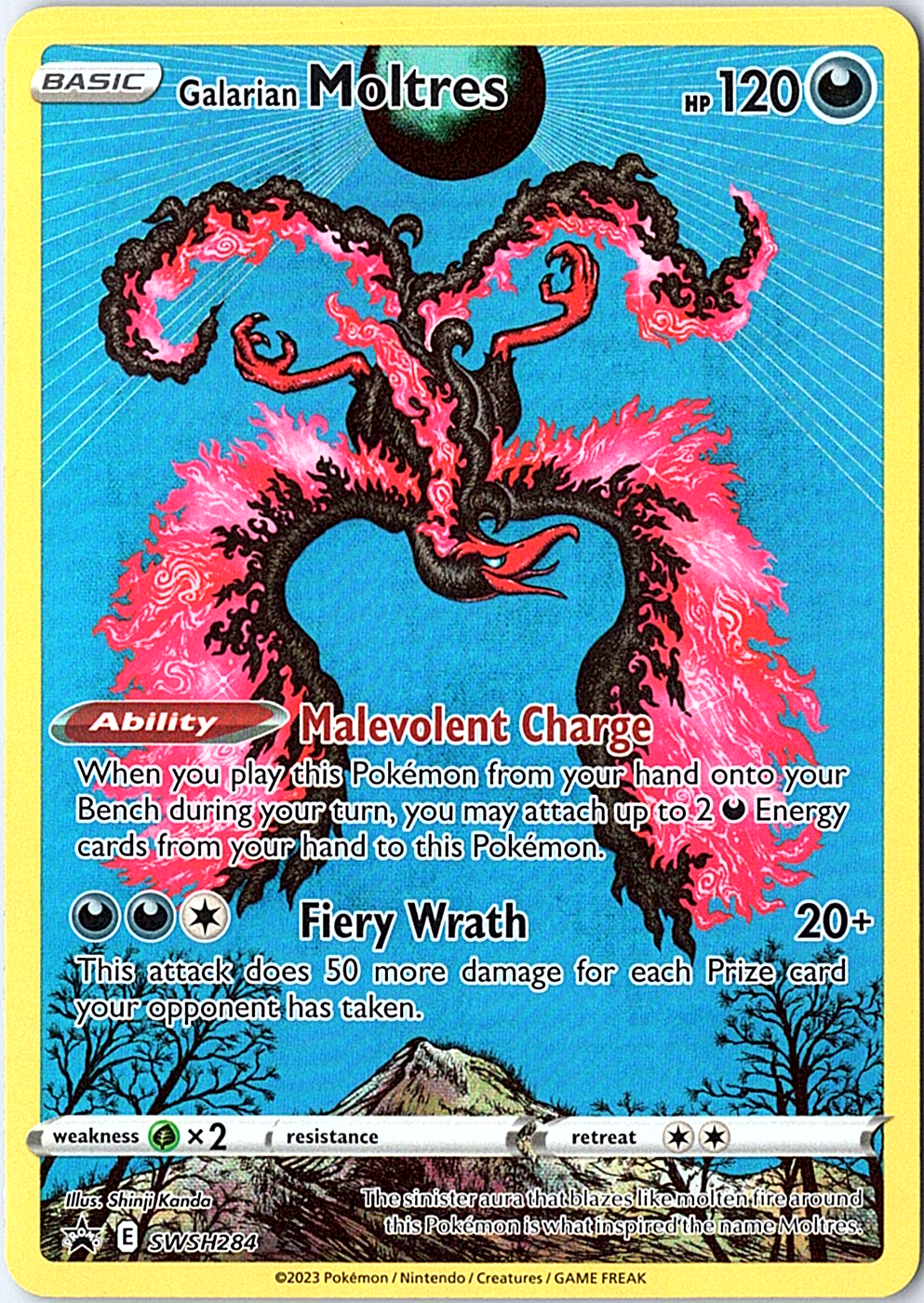 Galarian Moltres Promo SWSH: Sword & Shield Promo Cards SWSH284 NM