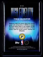 Tyrese Haliburton Topps Signature Class - High Fidelity HF-30 /50 NM