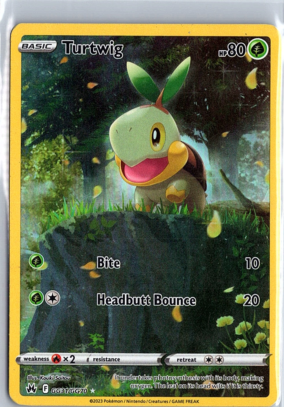 Turtwig Ultra Rare Crown Zenith: Galarian Gallery GG31/GG70 NM