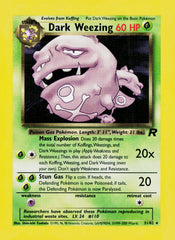 Dark Weezing (31) Unlimited Team Rocket 31/82 LP