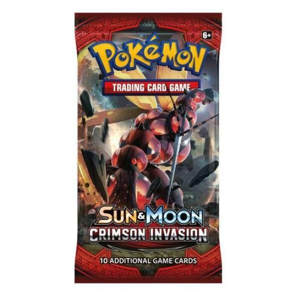 Pokemon TCG Sun and Moon Crimson Invasion Booster Pack