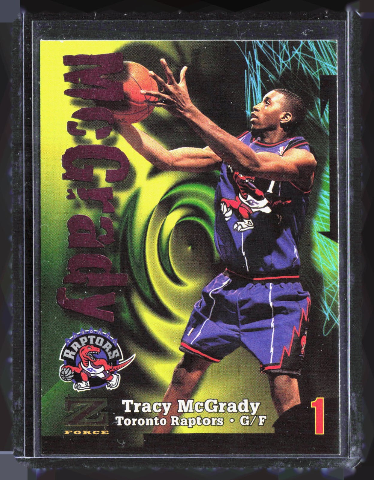 1997-98 SkyBox Z-Force Tracy McGrady 172 Basketball Toronto Raptors