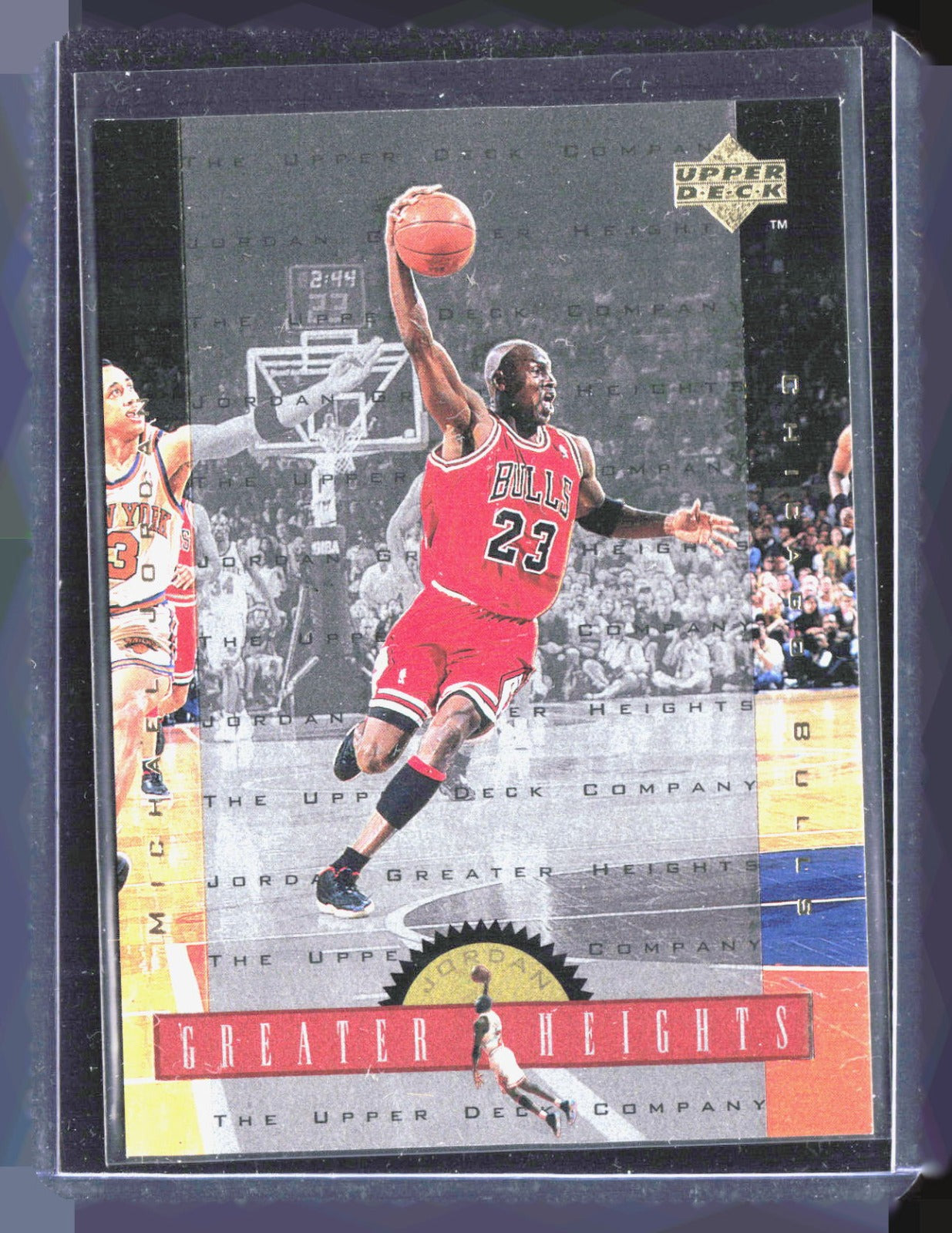 1996 Upper Deck Michael Jordan Greater Heights 3x5 Michael Jordan GH5 Basketball