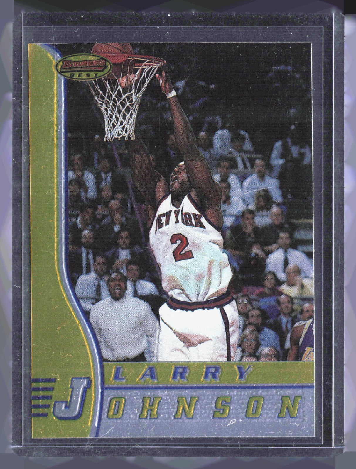 1996-97 Bowman's Best - Larry Johnson 58 Basketball New York Knicks