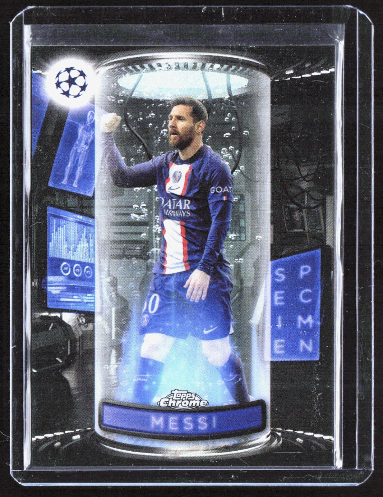 2022-23 Topps Chrome UEFA Club Competitions - Specimens Lionel Messi S-10
