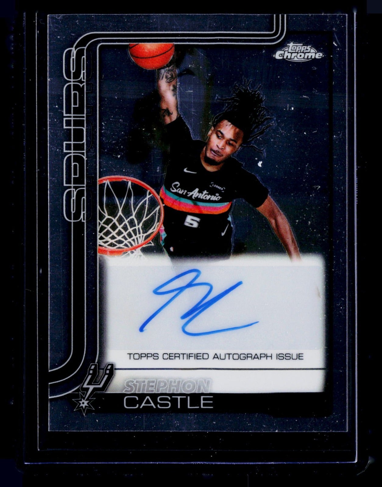 Stephon Castle Topps Chrome Update - Chrome Autographs TCA-SCA NM