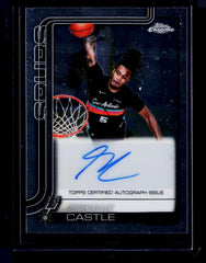 Stephon Castle Topps Chrome Update - Chrome Autographs TCA-SCA NM
